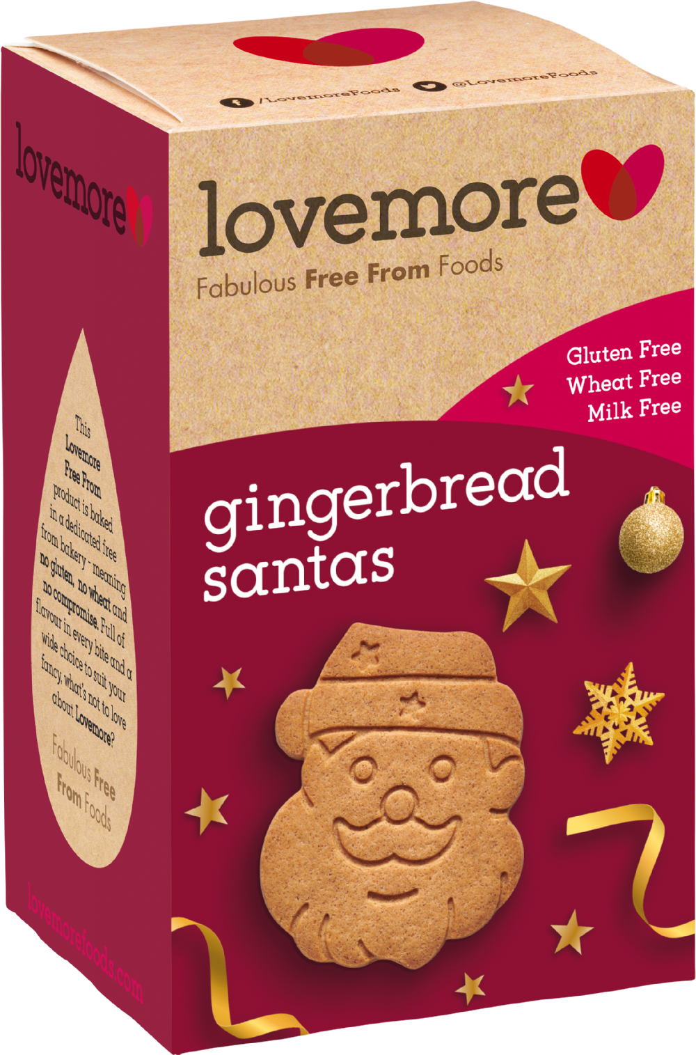 Lovemore Gingerbread Santa