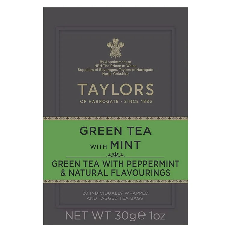Taylor's Green Tea & Mint 20 Bags