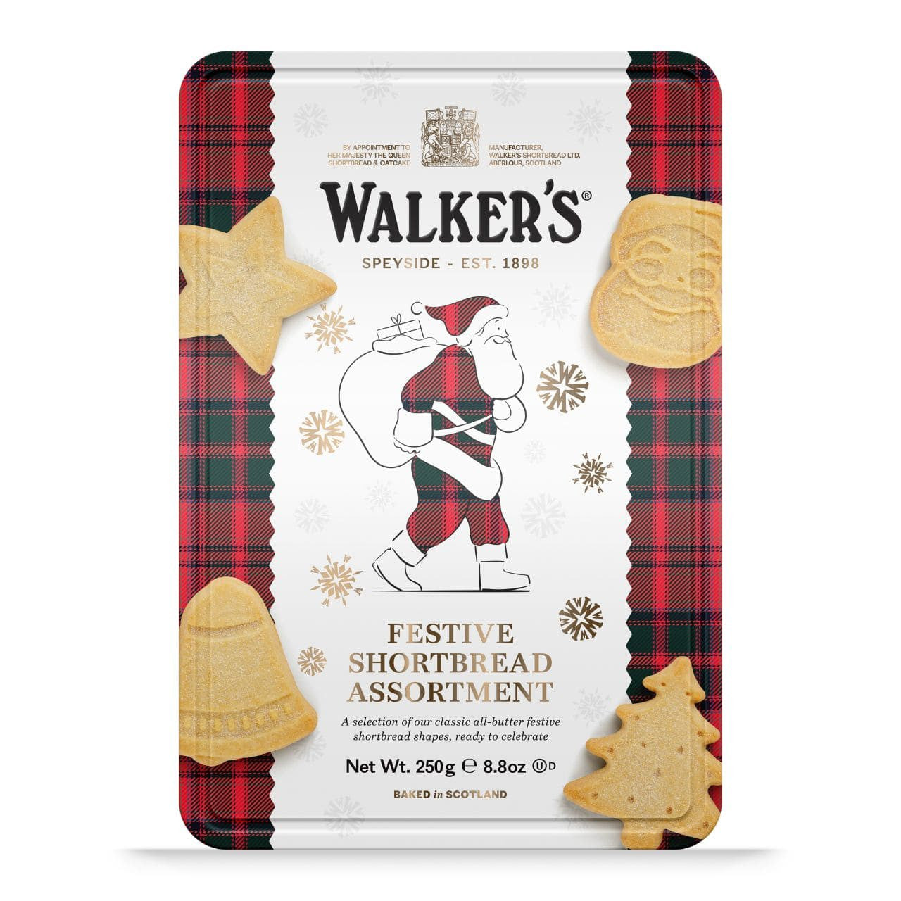 Walkers Festive Shortbread Tins