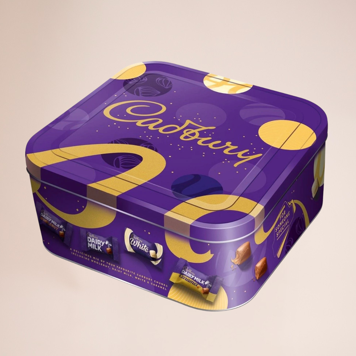 Cadbury Dairy Milk Chunks Tin (700g)