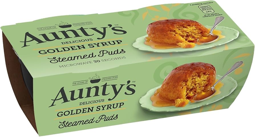Aunty' Golden Syrup Pudding