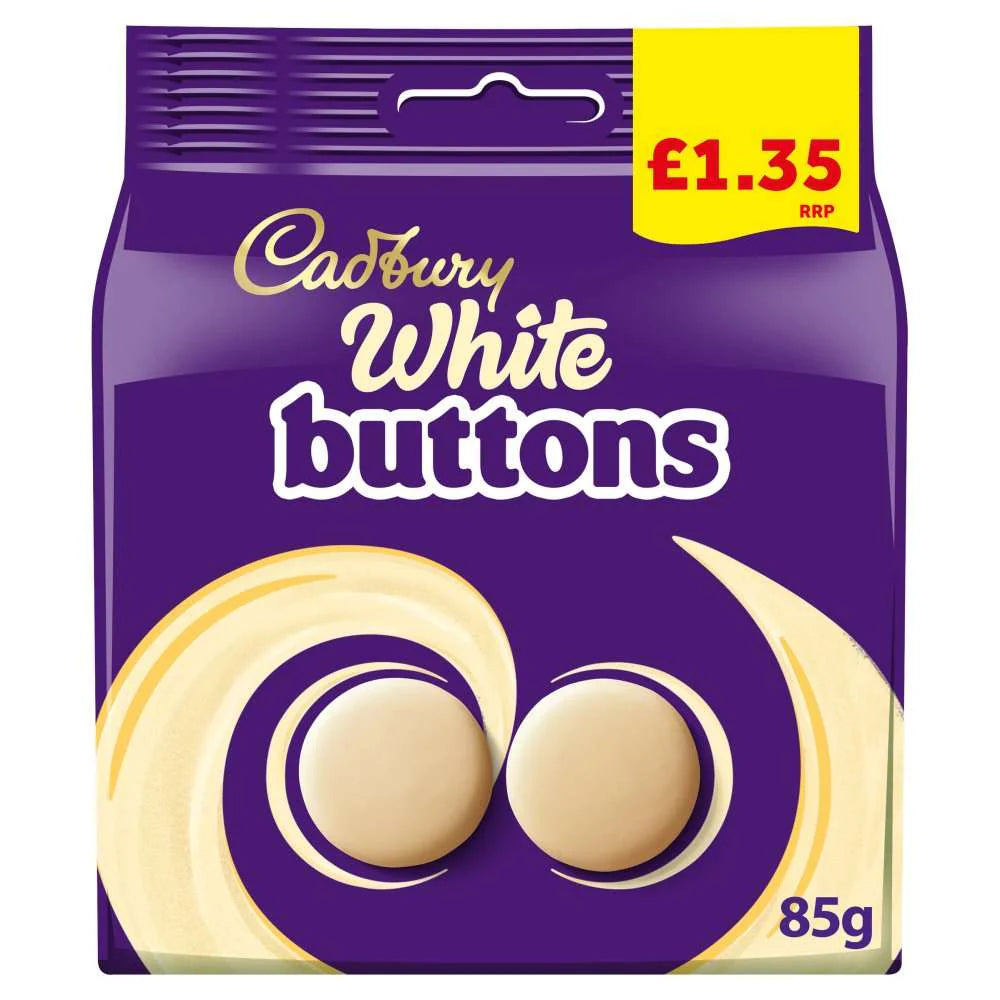 Dairy Milk White Buttons