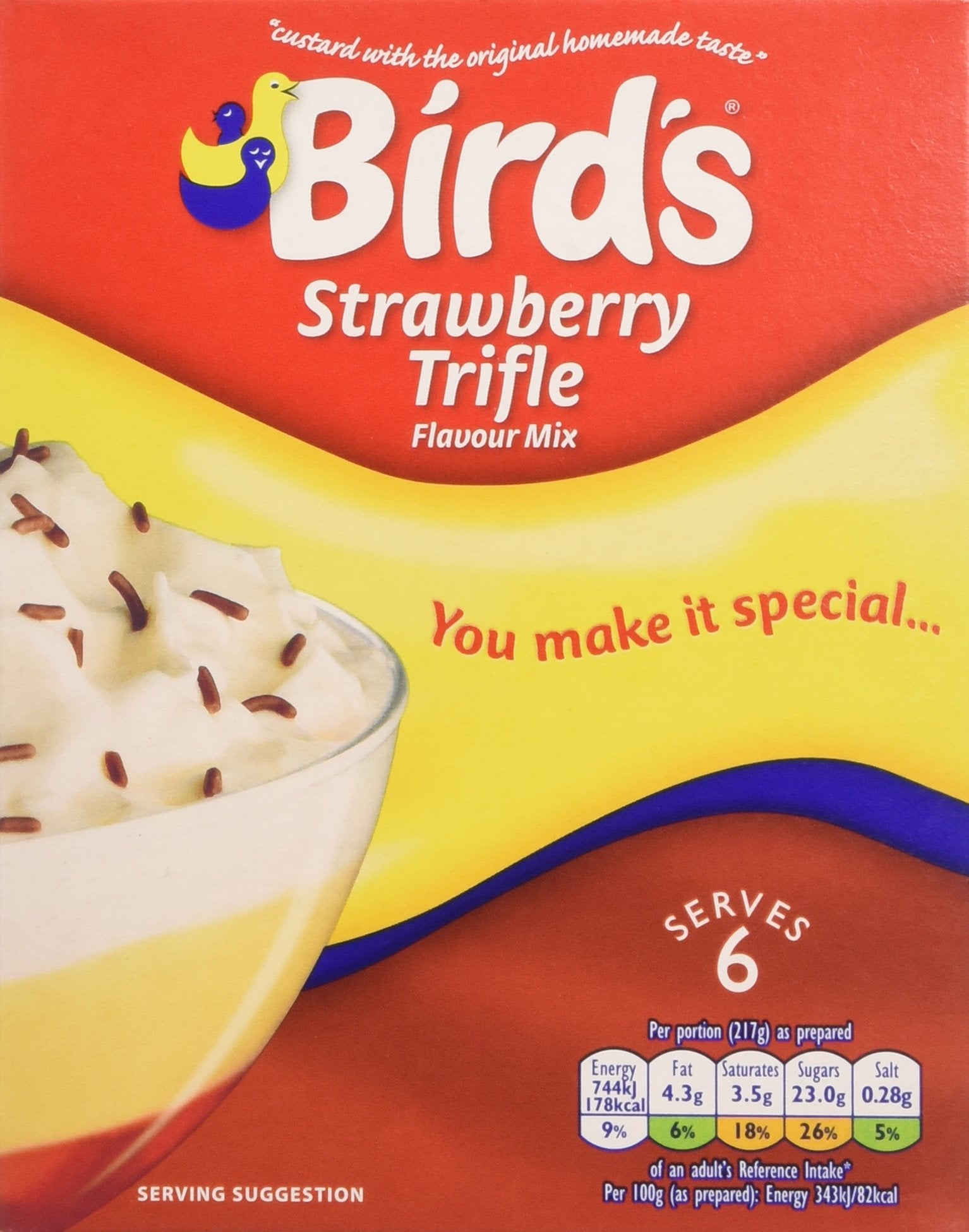Bird's Strawberry Trifle Mix