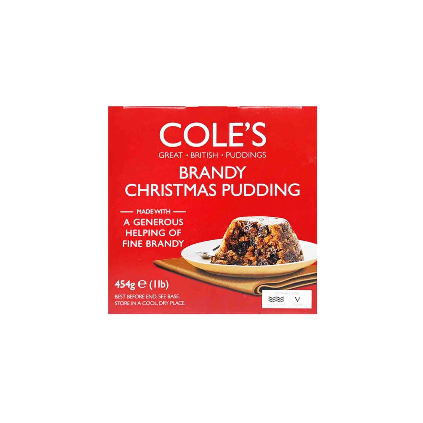 Cole's Brandy Christmas Pudding 454g