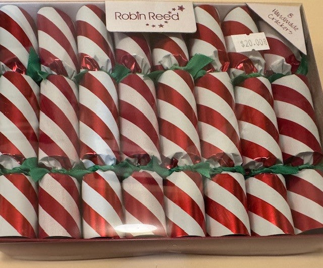 Candy Stripe Mini Crackers x 8