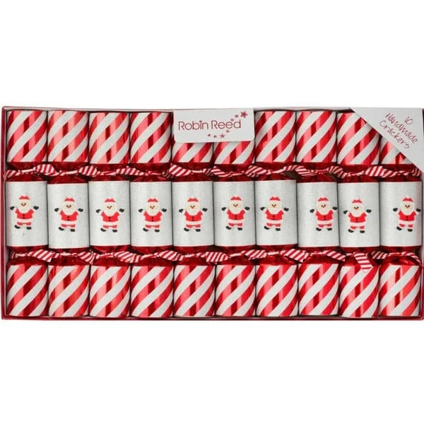 Candy Cane Santa Cracker x 10