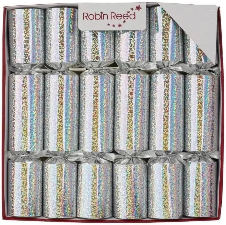 Silver Sparkle Crackers x 12