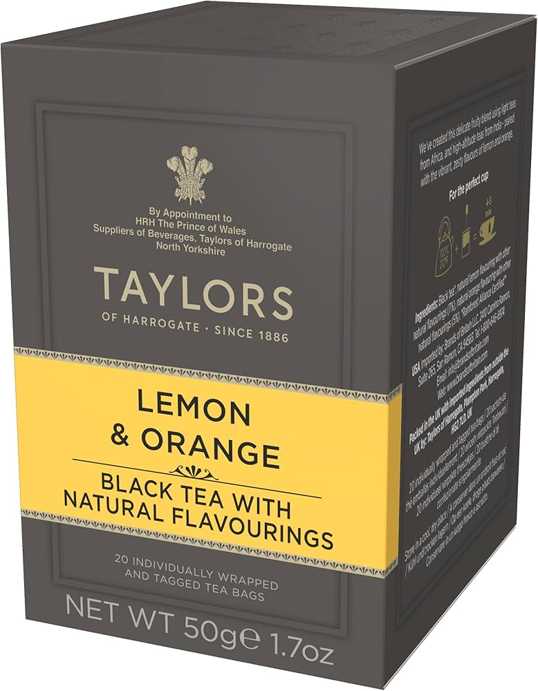 Taylor's Orange and Lemon Teabags