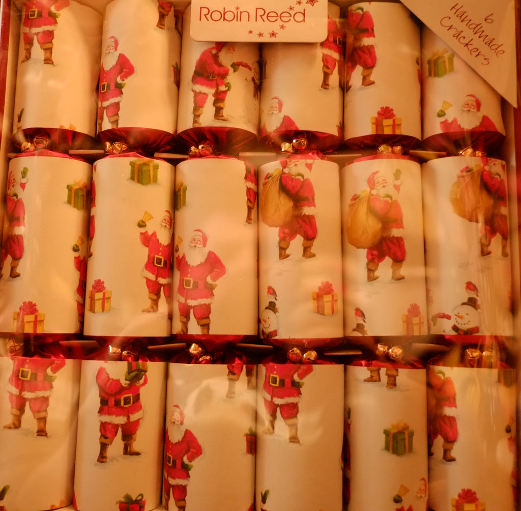 Traditional Santa Crackers x 6