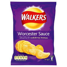 Walkers Worcester Sauce Crisps