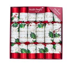 Bows & Berries Christmas Crackers x 12