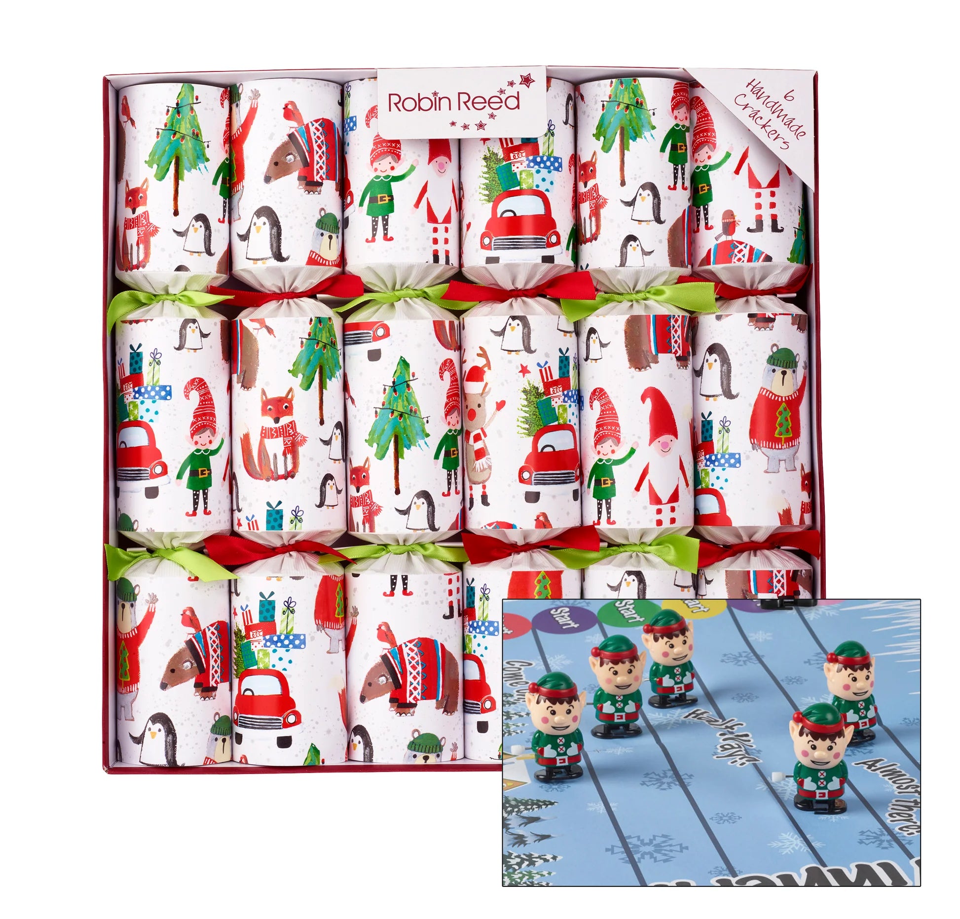 Racing Elf Crackers x 6