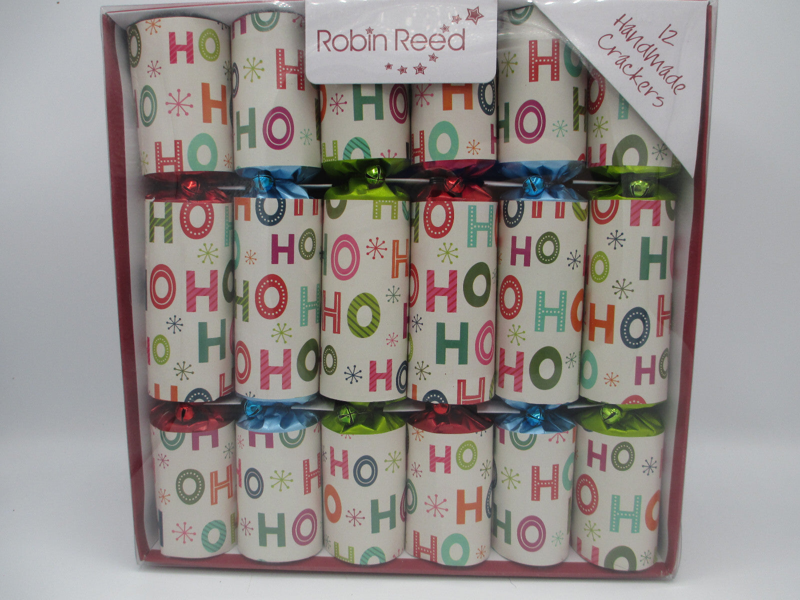 Ho Ho Ho Christmas Crackers x 12