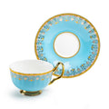 Blue Toile Teacup & Saucer