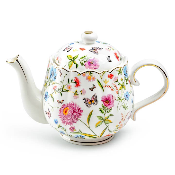 Butterfly Garden Teapot
