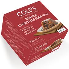 Cole's Brandy Christmas Pudding 908g