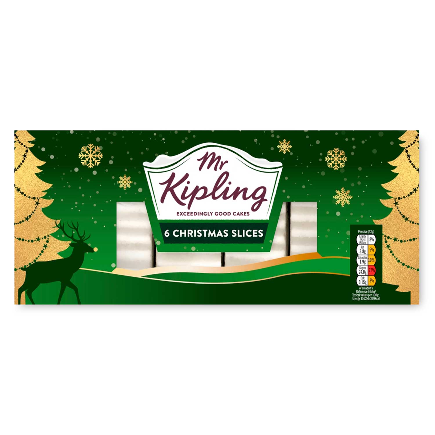 Mr Kipling Christmas Slices
