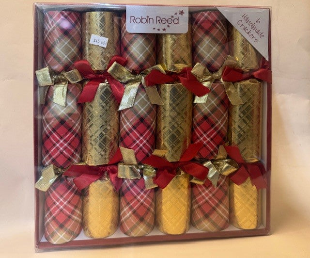 Plaid Crackers x 6