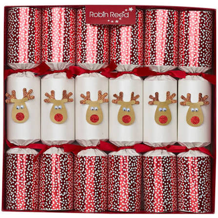 Racing Reindeer Crackers x 6