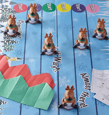 Racing Reindeer Crackers x 6