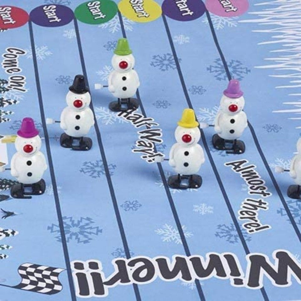 Racing Snowman Crackers x 6