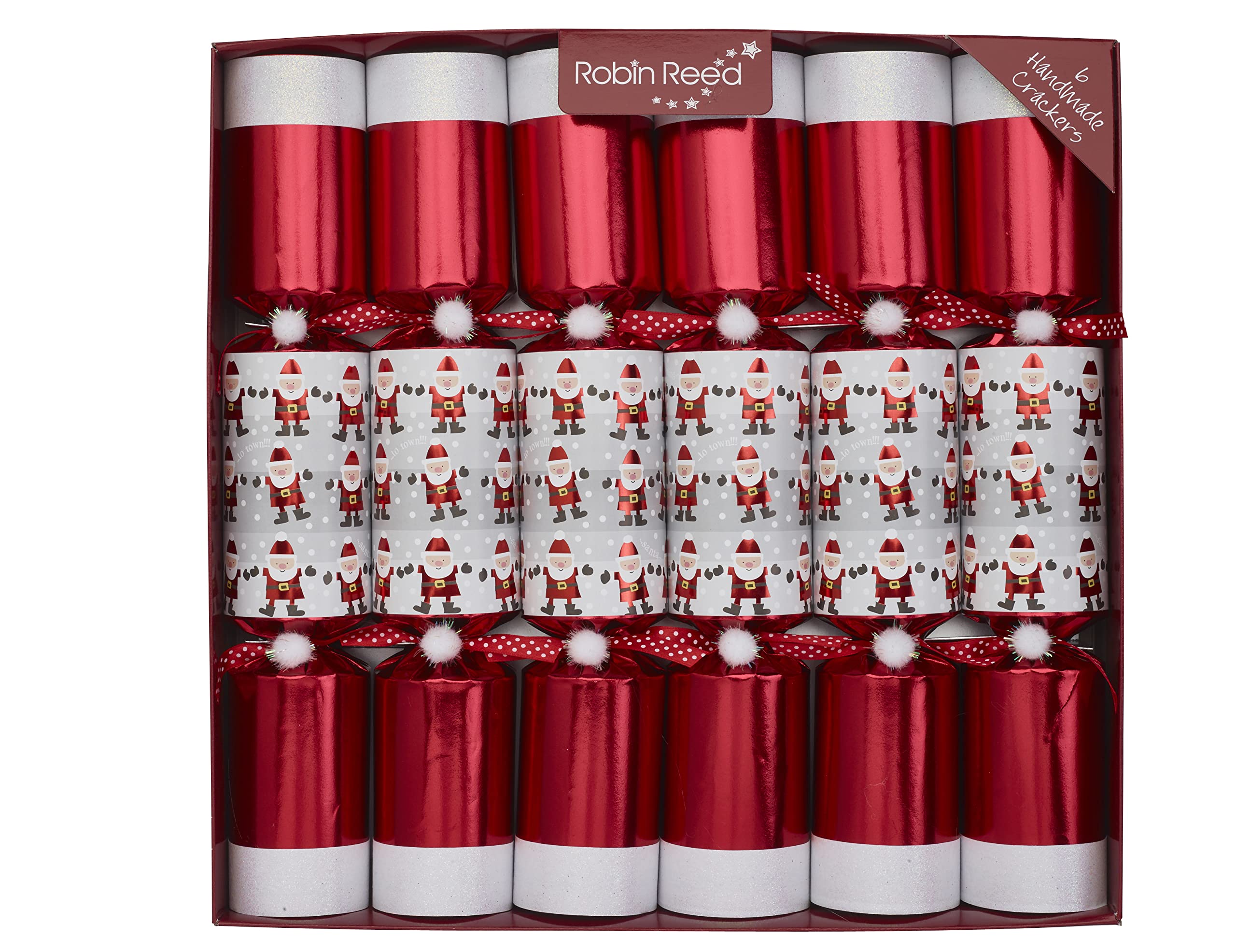 Racing Santa Crackers x 6